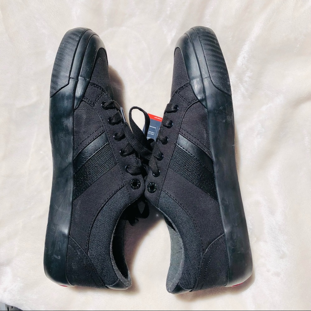 Levis Strauss & Co. Men's Sneakers Casual Low-Top Shoes Black Size 9 Comfort! - Picture 3 of 6